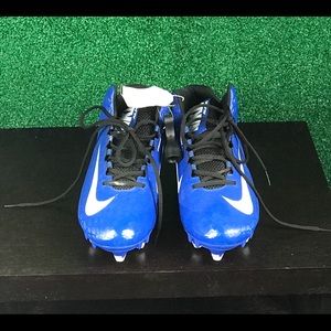 New Nike blue and white alpha men’s cleats -size 9